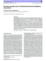 prikaz prve stranice dokumenta Electronic absorption spectra of hydrogenated protonated naphthalene and proflavine