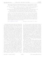prikaz prve stranice dokumenta Microscopic Properties of the Pinwheel Kagome Compound Rb2Cu3SnF12