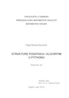 prikaz prve stranice dokumenta Strukture podataka i algoritmi u Pythonu