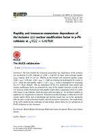 prikaz prve stranice dokumenta Rapidity and transverse-momentum dependence of the inclusive J/ψ nuclear modification factor in p-Pb collisions at √sNN = 5.02 TeV