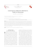 prikaz prve stranice dokumenta Contemporary diffraction methods in study of polycrystals