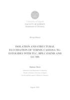 prikaz prve stranice dokumenta Isolation and structural elucidation of vernix caseosa TG-estolides with TLC, HPLC-ESI/MS and GC-MS