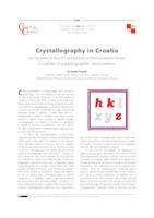 prikaz prve stranice dokumenta Crystallography in Croatia ‒ on occasion of the 25th anniversary of the foundation of the Croatian Crystallographic Association