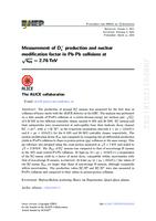 prikaz prve stranice dokumenta Measurement of D+s production and nuclear modification factor in Pb-Pb collisions at √sNN=2.76 TeV