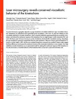 prikaz prve stranice dokumenta Laser microsurgery reveals conserved viscoelastic behavior of the kinetochore
