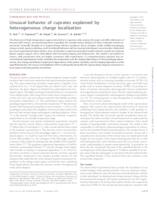 prikaz prve stranice dokumenta Unusual behavior of cuprates explained by heterogeneous charge localization