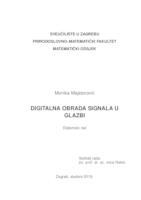 prikaz prve stranice dokumenta Digitalna obrada signala u glazbi