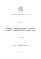 prikaz prve stranice dokumenta Novi pogledi na mehanizme električnoga prijenosa u ionsko-polaronskim staklima