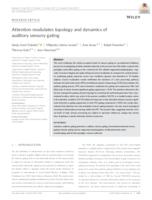 prikaz prve stranice dokumenta Attention modulates topology and dynamics of auditory sensory gating