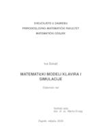 prikaz prve stranice dokumenta Matematički modeli klavira i simulacije