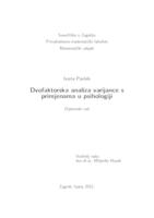 prikaz prve stranice dokumenta Dvofaktorska analiza varijance s primjenama u psihologiji