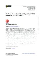 prikaz prve stranice dokumenta Non-linear flow modes of identified particles in Pb-Pb collisions at √sNN = 5.02 TeV