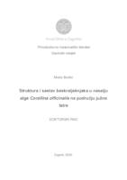 prikaz prve stranice dokumenta Struktura i sastav beskralješnjaka u naselju alge Corallina officinalis na području južne Istre