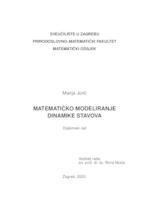 prikaz prve stranice dokumenta Matematičko modeliranje dinamike stavova