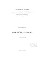 prikaz prve stranice dokumenta Električni oscilatori
