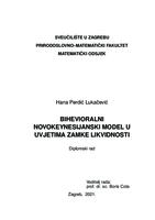 prikaz prve stranice dokumenta Bihevioralni novokejnezijanski  model u uvjetima zamke likvidnosti