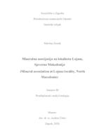 prikaz prve stranice dokumenta Mineralna asocijacija na lokalitetu Lojane, Sjeverna Makedonija