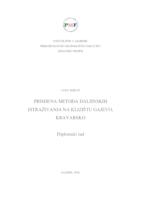 prikaz prve stranice dokumenta Primjena metoda daljinskih istraživanja na klizištu Gajevo, Kravarsko