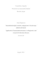 prikaz prve stranice dokumenta Imunohistokemijske metode u dijagnostici i istraživanju infektivnih bolesti