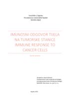 prikaz prve stranice dokumenta Imunosni odgovor tijela na tumorske stanice